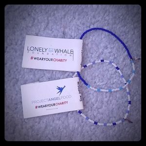 Two Bead Relief Seed Bead Bracelets